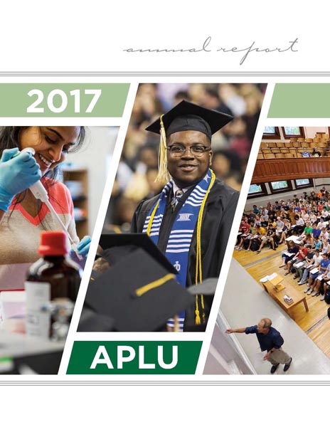 2016 APLU Annual Report Cover