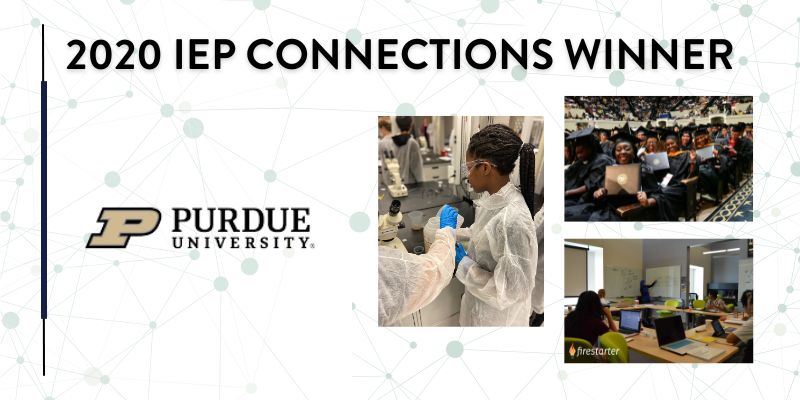 2020 IEP Connections Award Winner, Purdue University