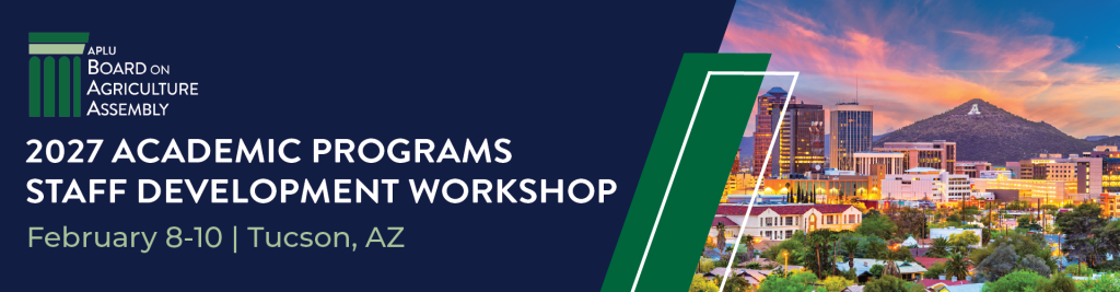 2027 Academic Programs Staff Development Workshop