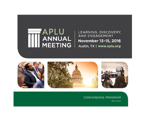 2016 APLU Annual Meeting Program