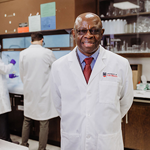 Valentine Nzengung,  professor of environmental geochemistry and founder of MuniRem Environmental LLC.