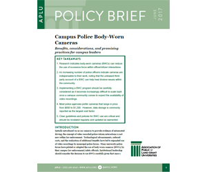 Campus Police Body-Worn Cameras