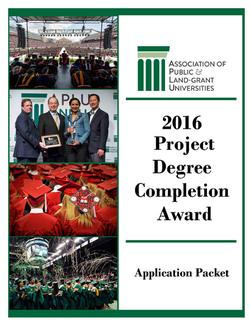 2016 PDC Award Application Packet