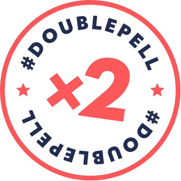 Double Pell Badge