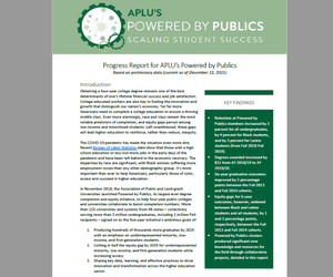 Powered by Publics Progress Report