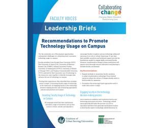 Recommendations to Promote Technology Usage on Campus